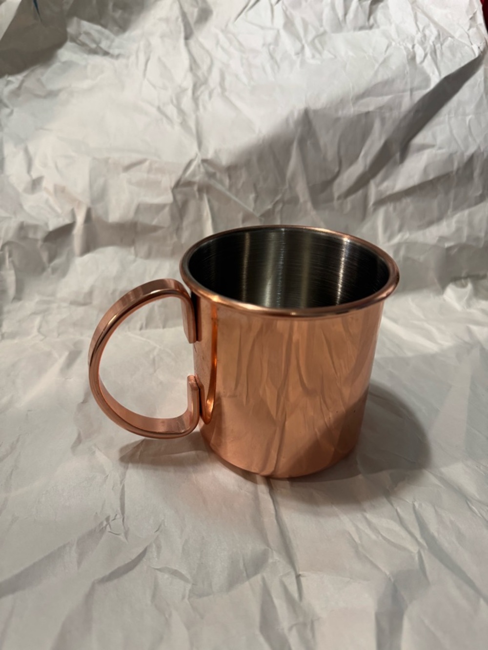 Source Unknown Copper-Tone Stainless Steel Mug
